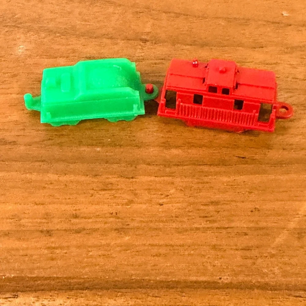 Vintage‎ Plastic Toy Trains Trolley Boats Cars Firetrucks Trucks Lot of 21